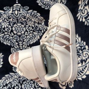 Women's Rose Gold/White Addidas